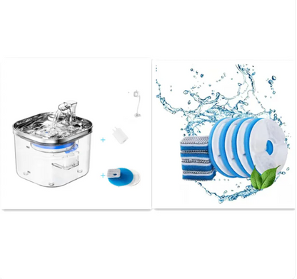 WaterFresh® Fontanella per Animali in Acciaio Inossidabile