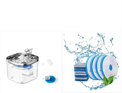 WaterFresh® Fontanella per Animali in Acciaio Inossidabile